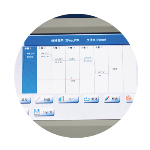 7寸TFT高清真彩全觸摸液晶屏，曲線圖形實時顯示程序