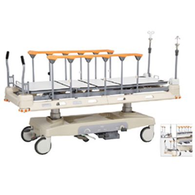 上海躍進LS-EA7C醫(yī)用搶救床對接車平車轉運交接手術擔架車